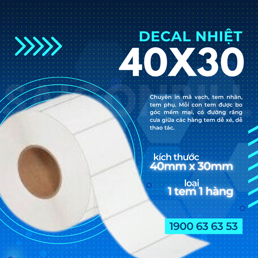 TEM DÁN LY TRÀ SỮA  *40x30*